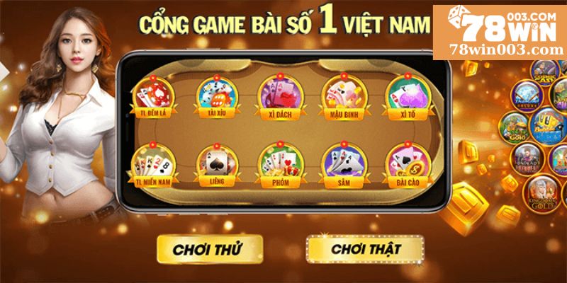 Hướng dẫn cách tải app đánh bài đổi tiền thật 78win chi tiết